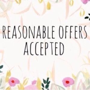 Taking Reasonable offers